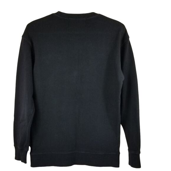 BOY London UK Black Large LOGO Athletic Winter Warm Sweatshirt Men S - Picture 3 of 4